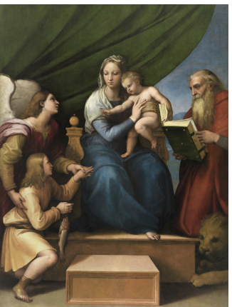 Madonna con il Bambino tra i santi Raffaele Arcangelo con Tobiolo e Girolamo (Madonna del pesce)