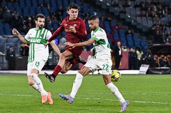 calcio un grande sassuolo espugna olimpico della roma