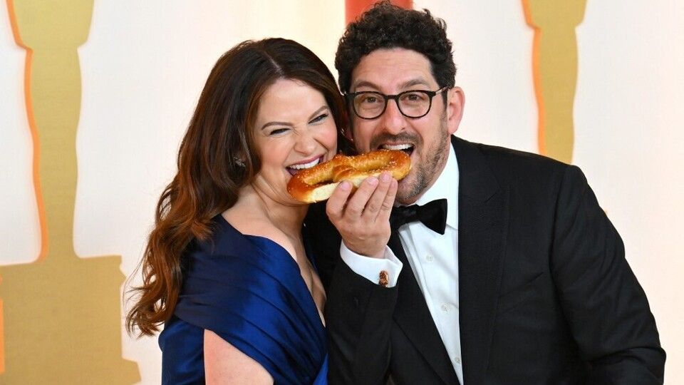 &nbsp;Katie Lowes e il marito Adam Shapiro