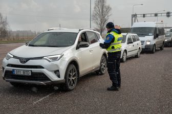 Controlli stradali in Lettonia