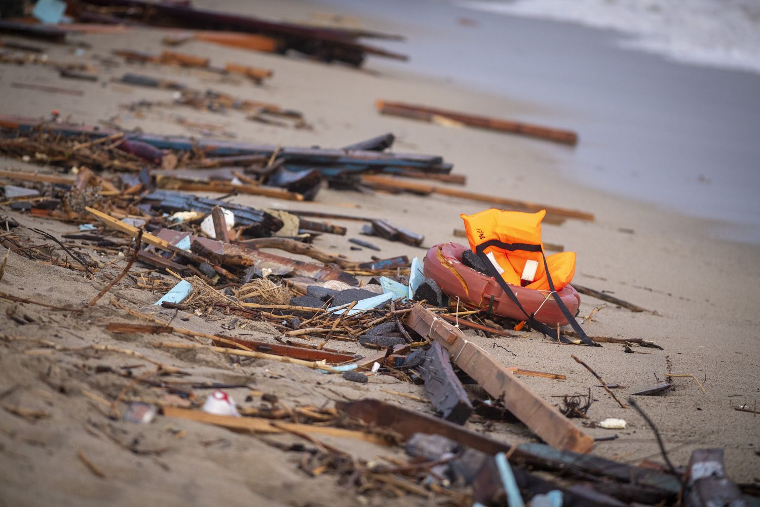 Spiaggia di Cutro, luogo del naufragio
