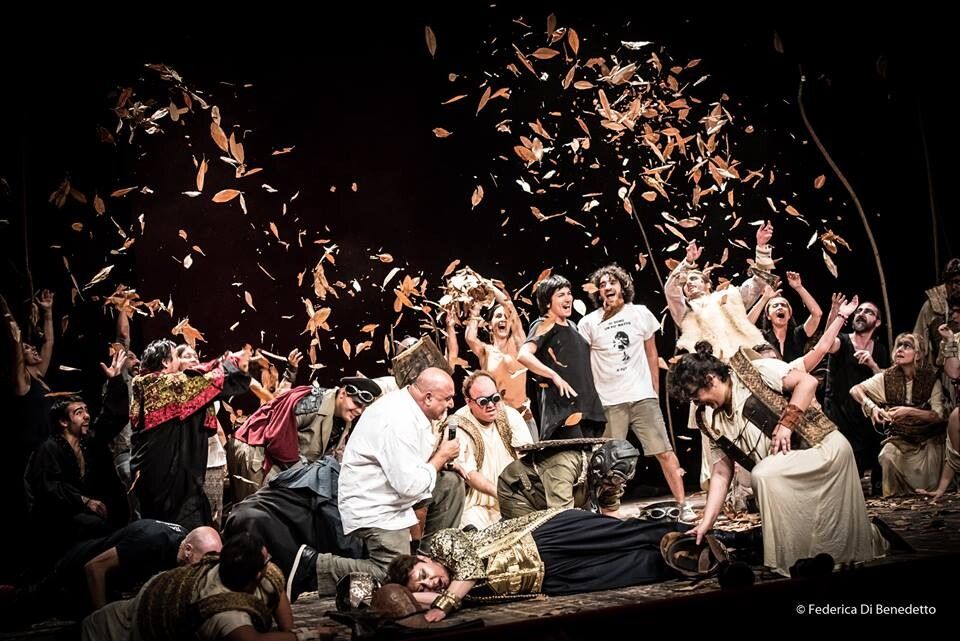 D'Ambrosi con i ragazzi - spettacolo Don Chisciotte