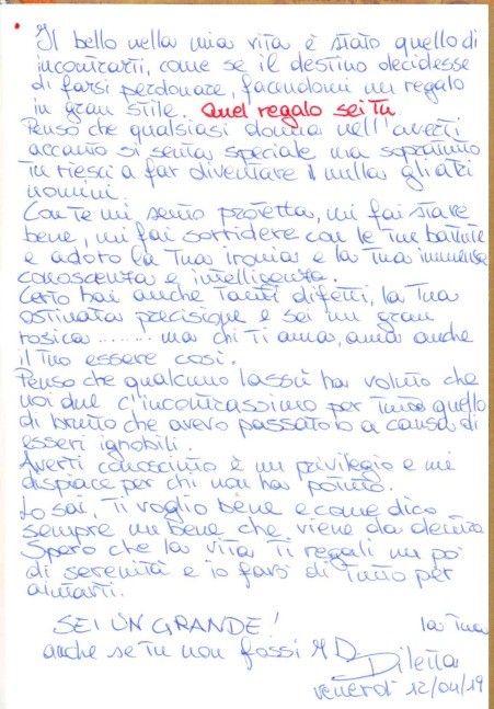 La lettera di 'Diletta' a Matteo Messina Denaro