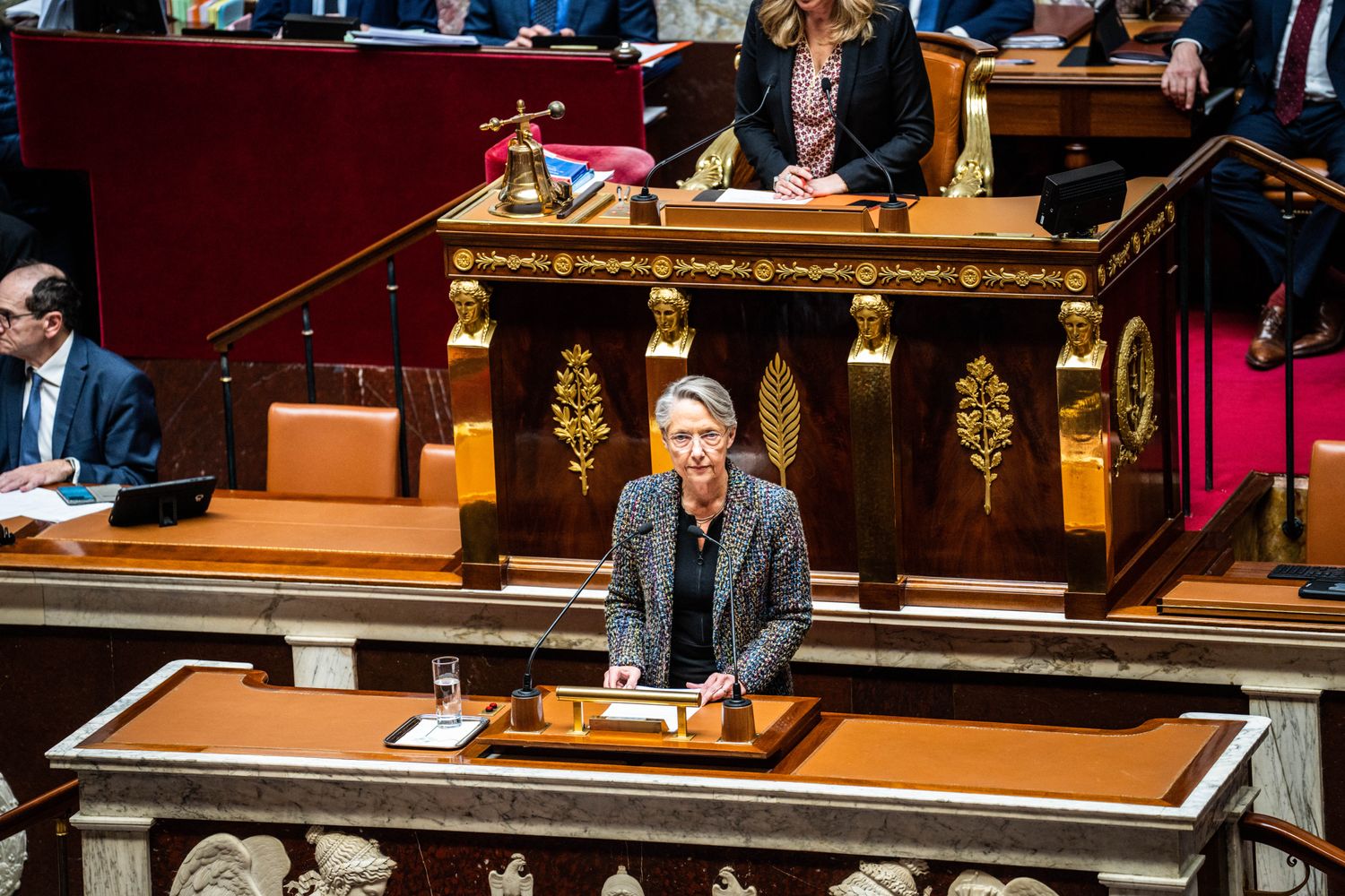 La premier francese Elisabeth Borne&nbsp;