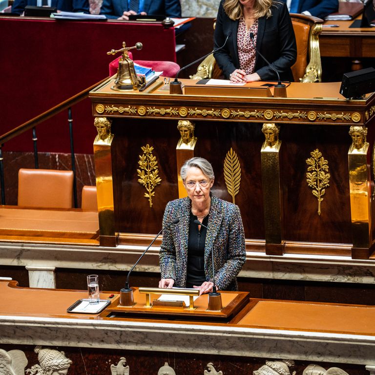 La premier francese Elisabeth Borne&nbsp;