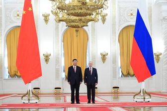 Xi e Putin al Cremlino&nbsp;