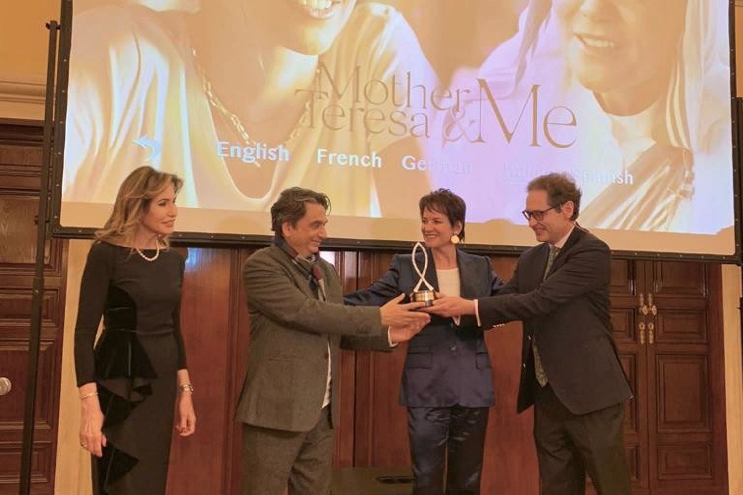 &nbsp;Da sinistra: Maria Pia Ruspoli, Kamal Musale, Jacqueline Fritschi-Cornaz e Thierry Cagianut