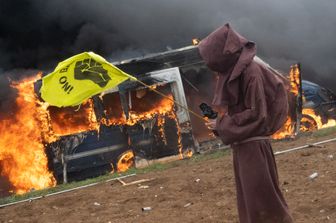 Scontri a Sainte-Soline