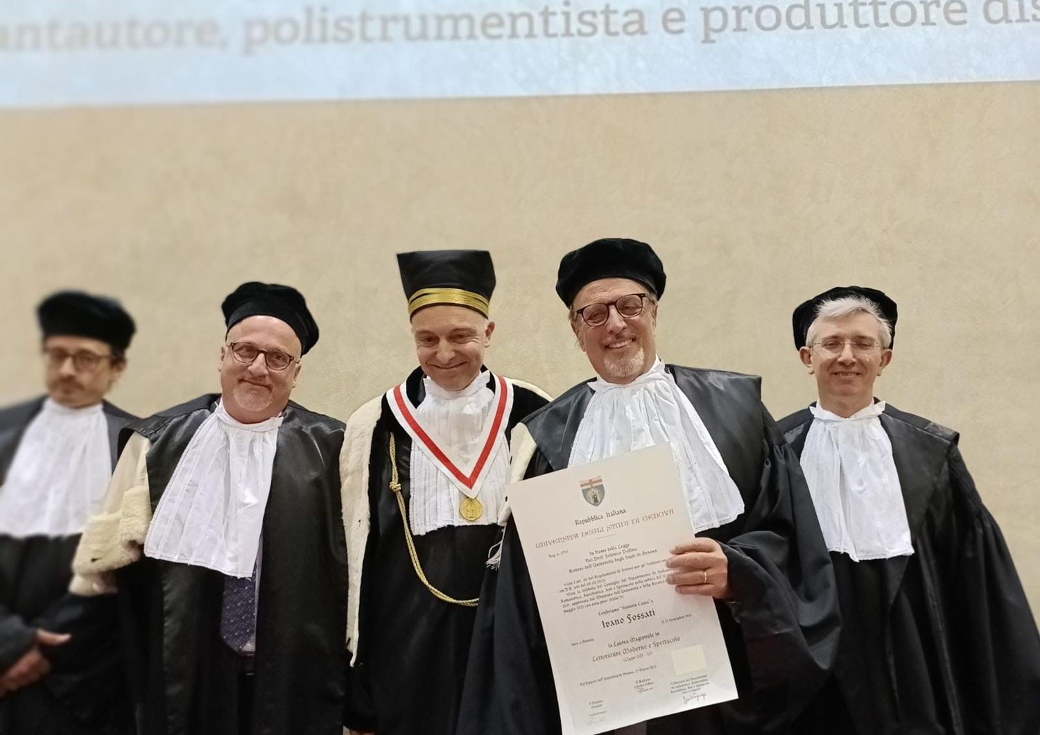 ivano fossati laurea honoris causa genova&nbsp;