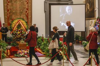 La camera ardente di Gianni Min&agrave; in Campidoglio