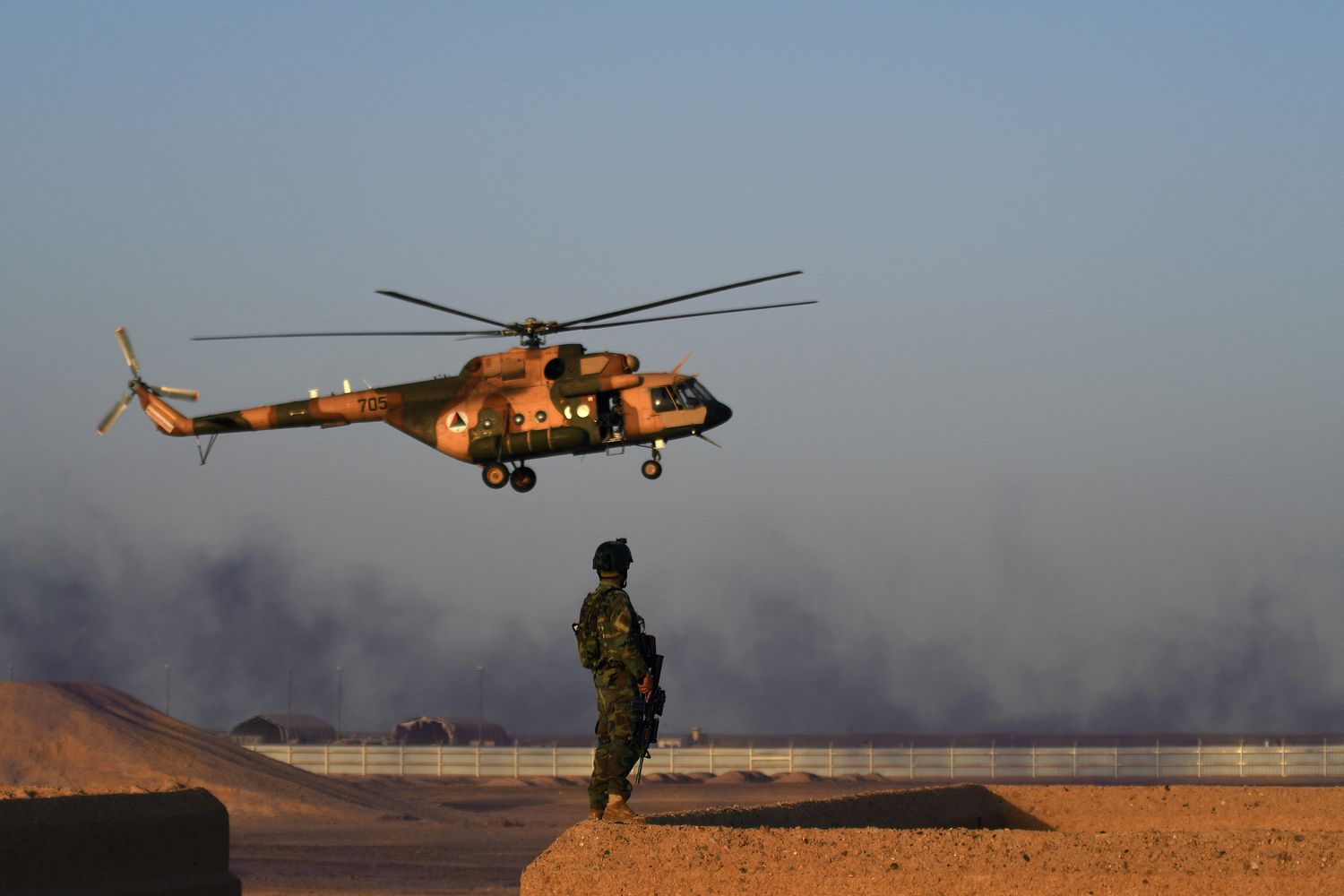 Addestramento di militari afghani nel 2017