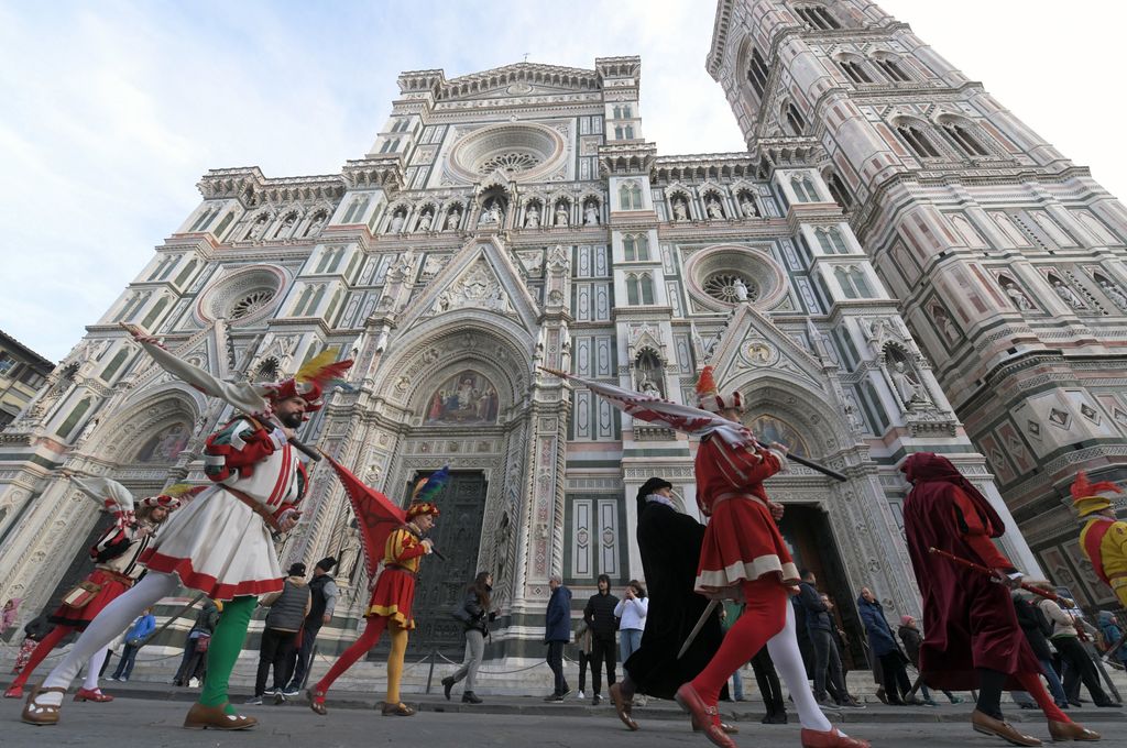 Parata nel centro di Firenze