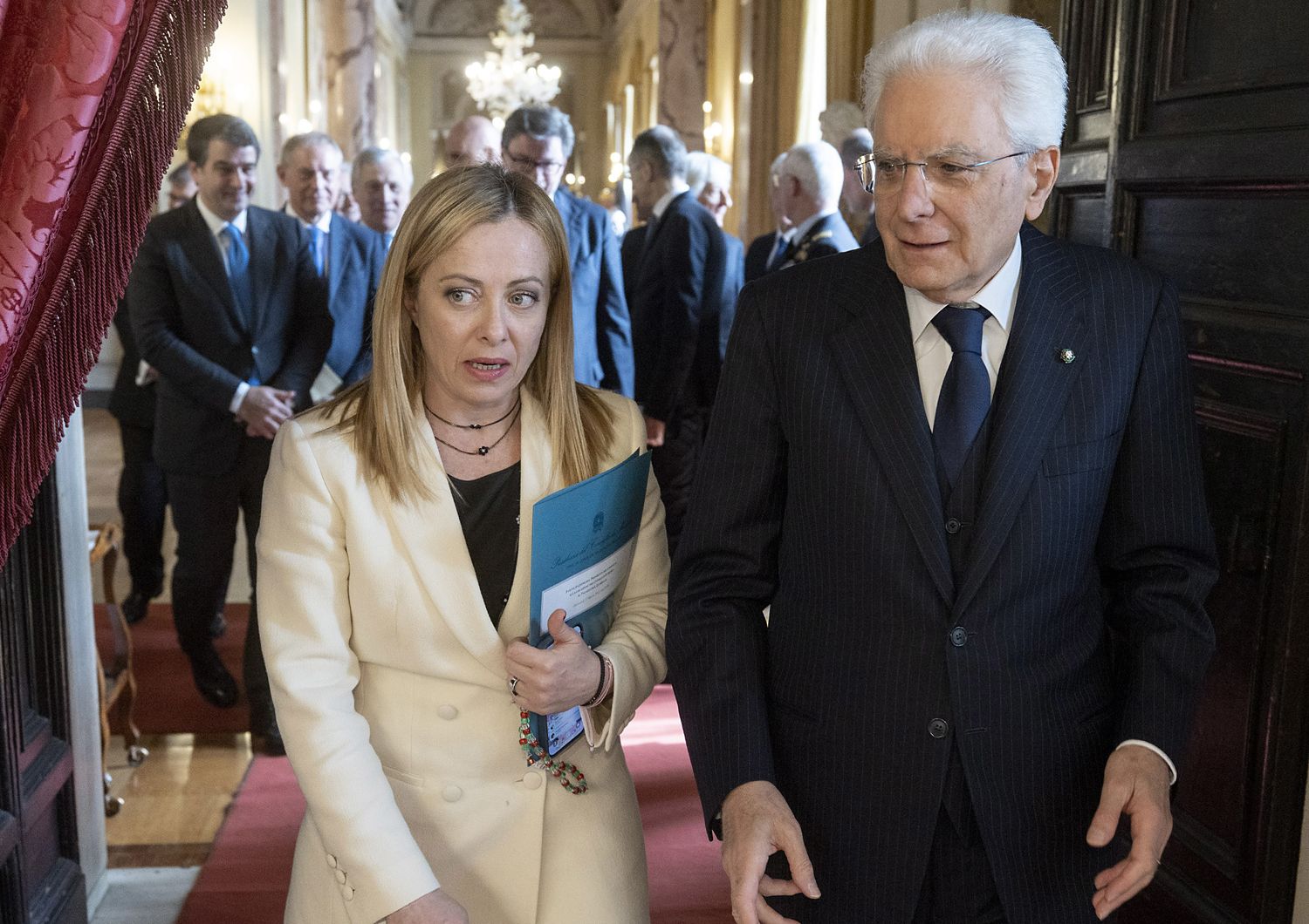 Meloni e Mattarella