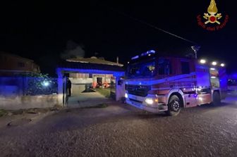 Incendio villetta Nettuno