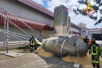 L'intervento dei vigili del fuoco &nbsp;