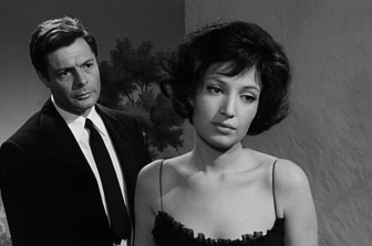 Mastroianni e Vitti in &quot;La notte&quot;