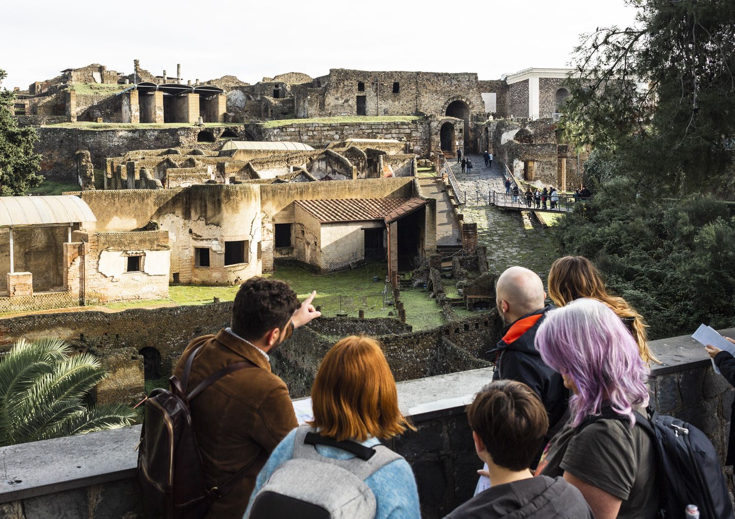 Turisti a Pompei