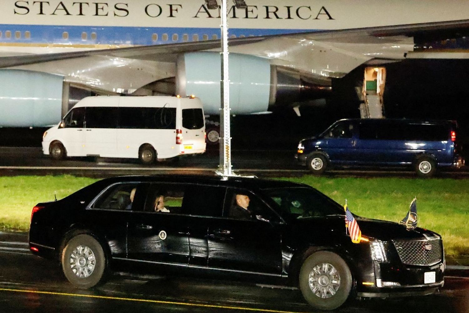 L'arrivo a Belfast di Joe Biden