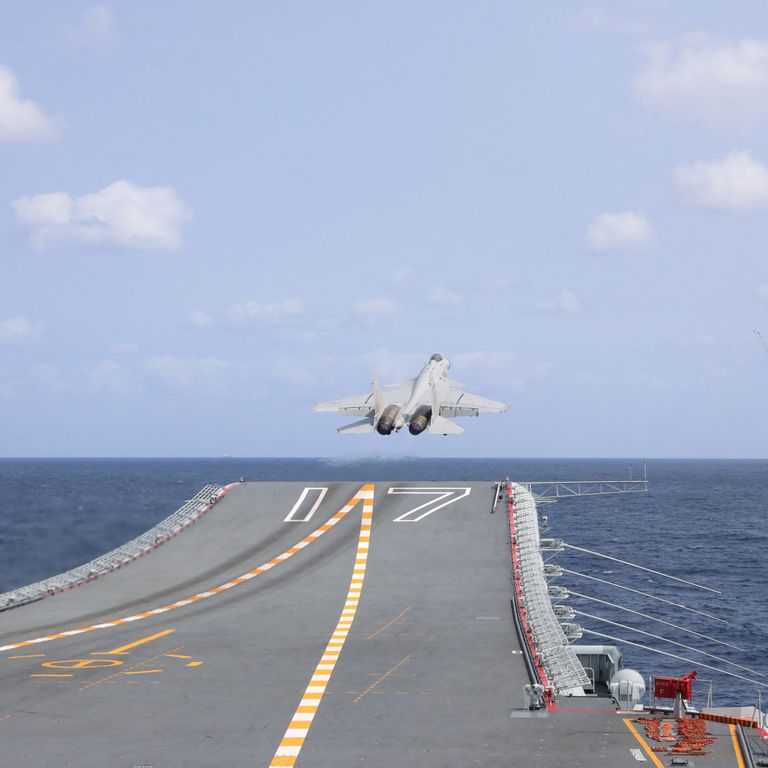 Un caccia dell'Esercito di liberazione popolare&nbsp;