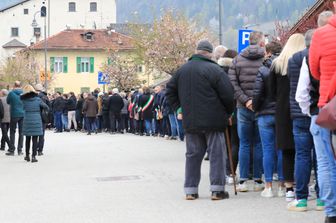 Caldes, funerali di Andrea Papi, il ragazzo morto a Caldes in seguito all'aggressione di un orso&nbsp;