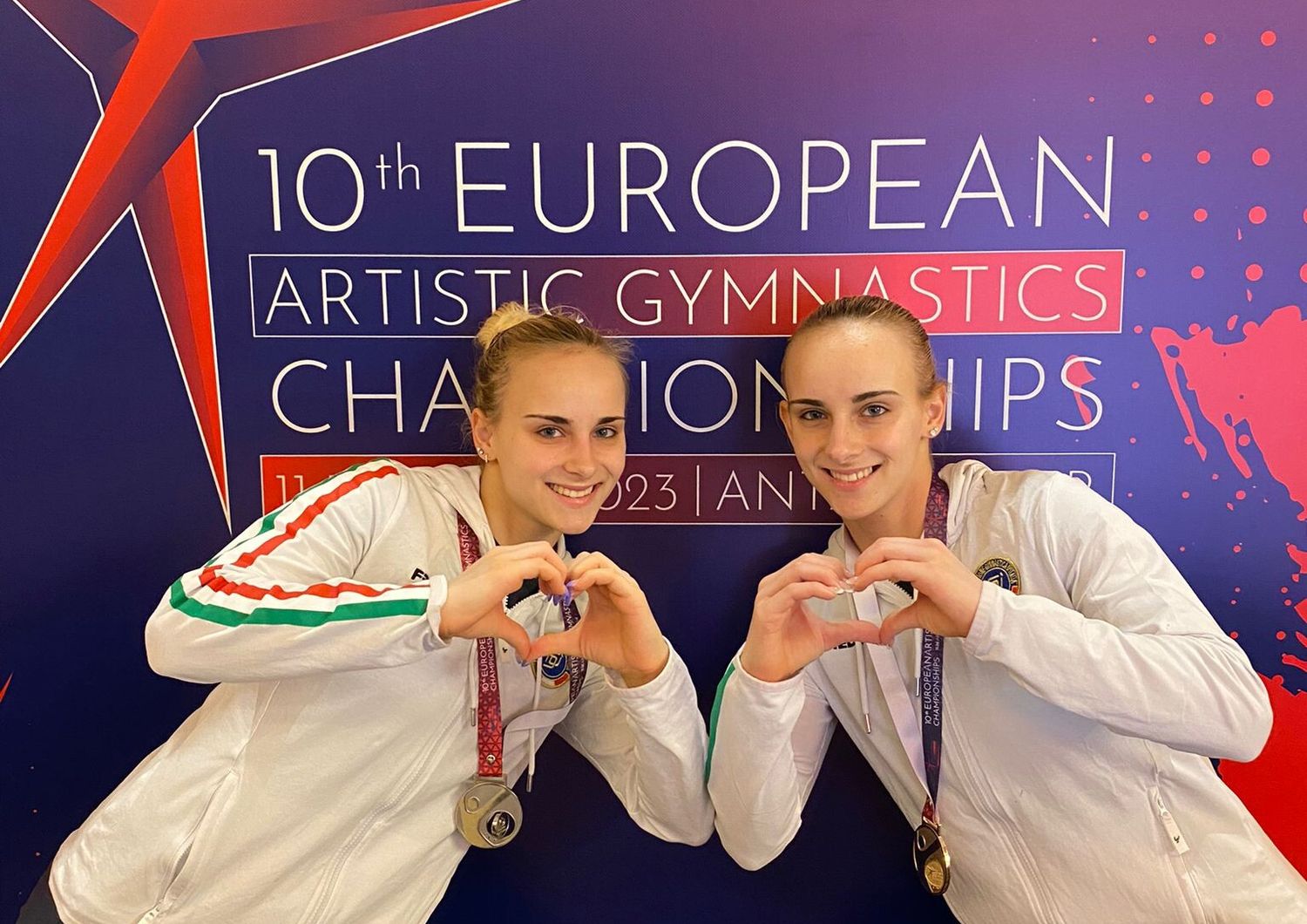 ginnastica italia oro campionato europeo antelya con gemelle damato