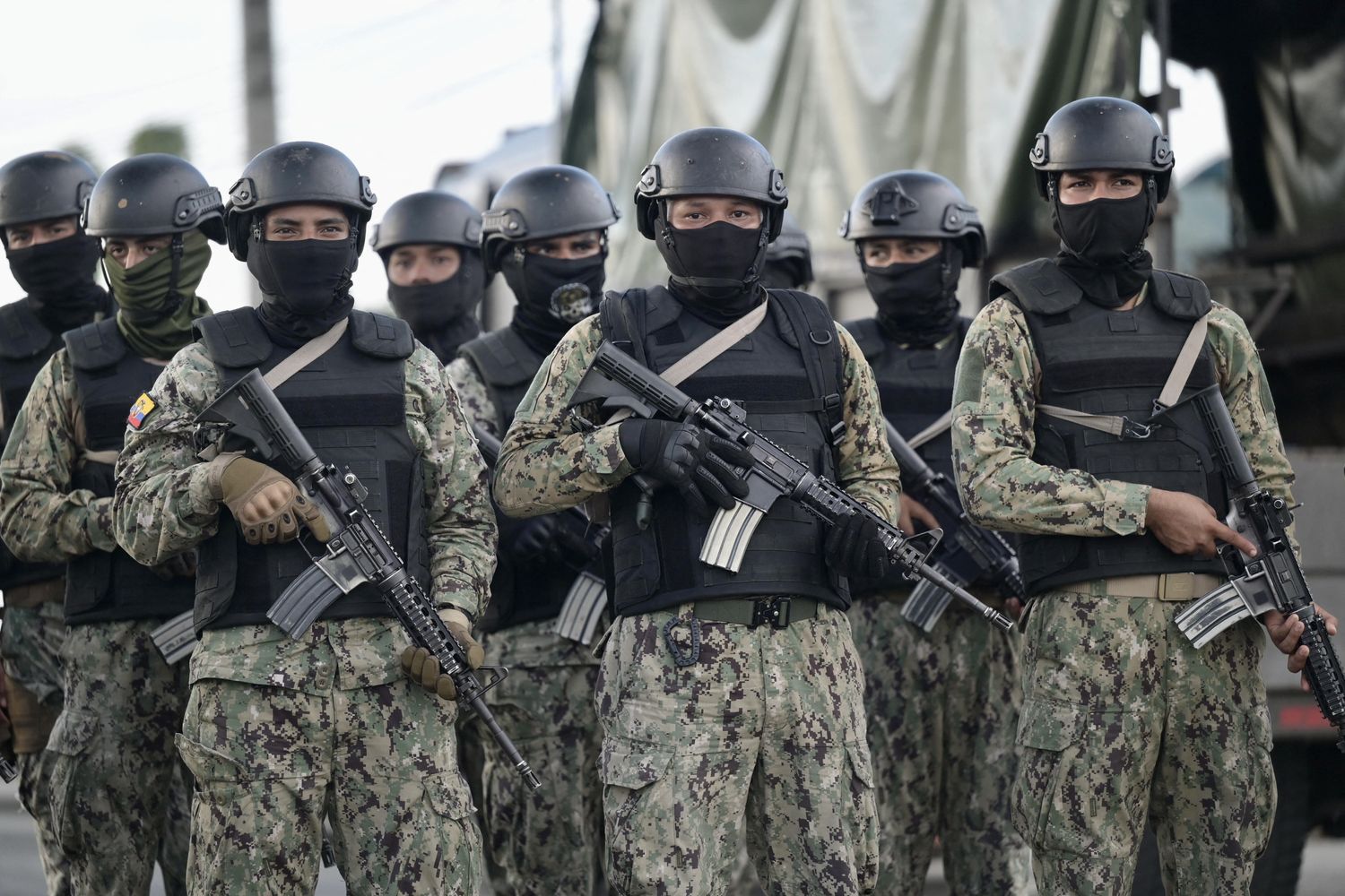 Forze di sicurezza in Ecuador