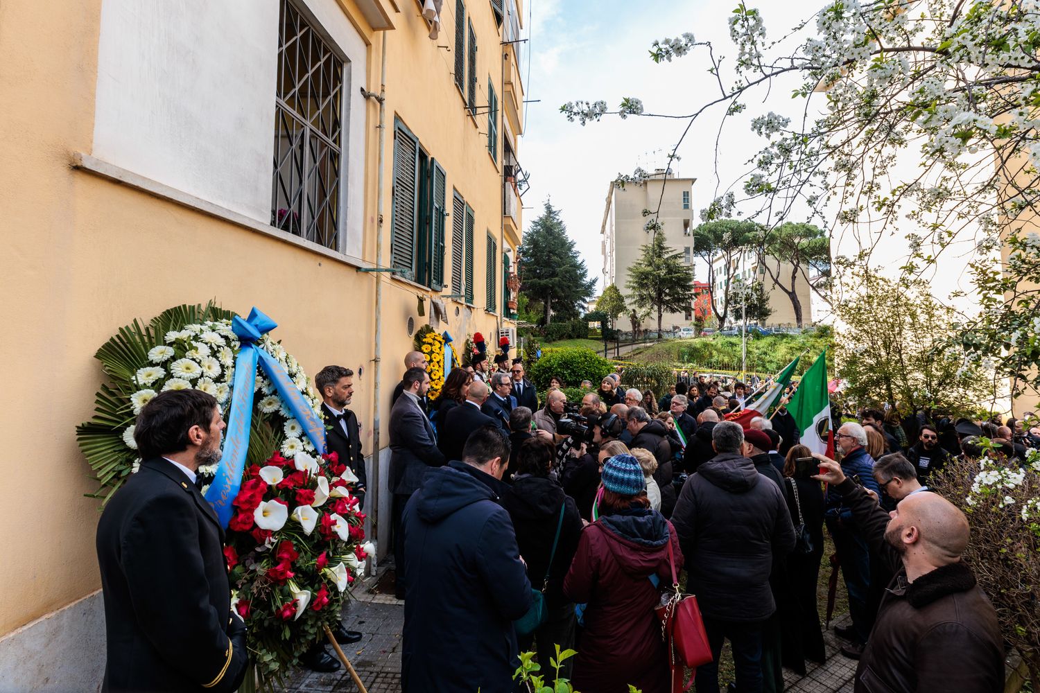 Le celebrazioni per il rogo di Primavalle