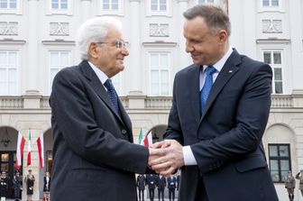Il presidente della Repubblica Sergio Mattarella incontra il presidente della Repubblica di Polonia Andrezej Duda&nbsp;