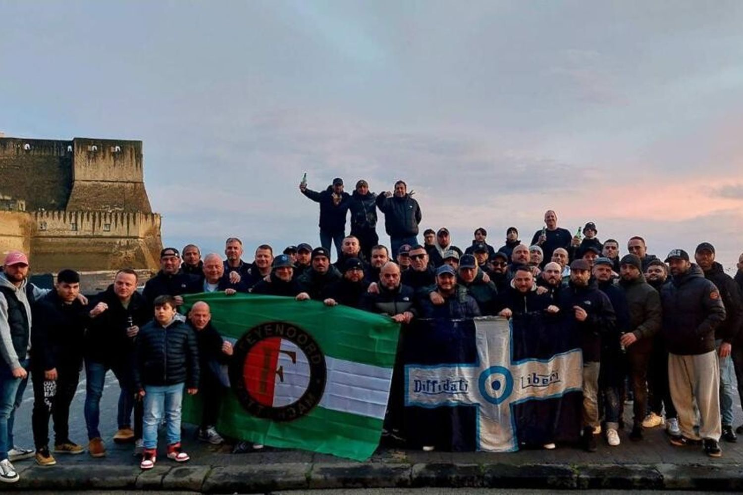 I tifosi del Feyenoord a Napoli