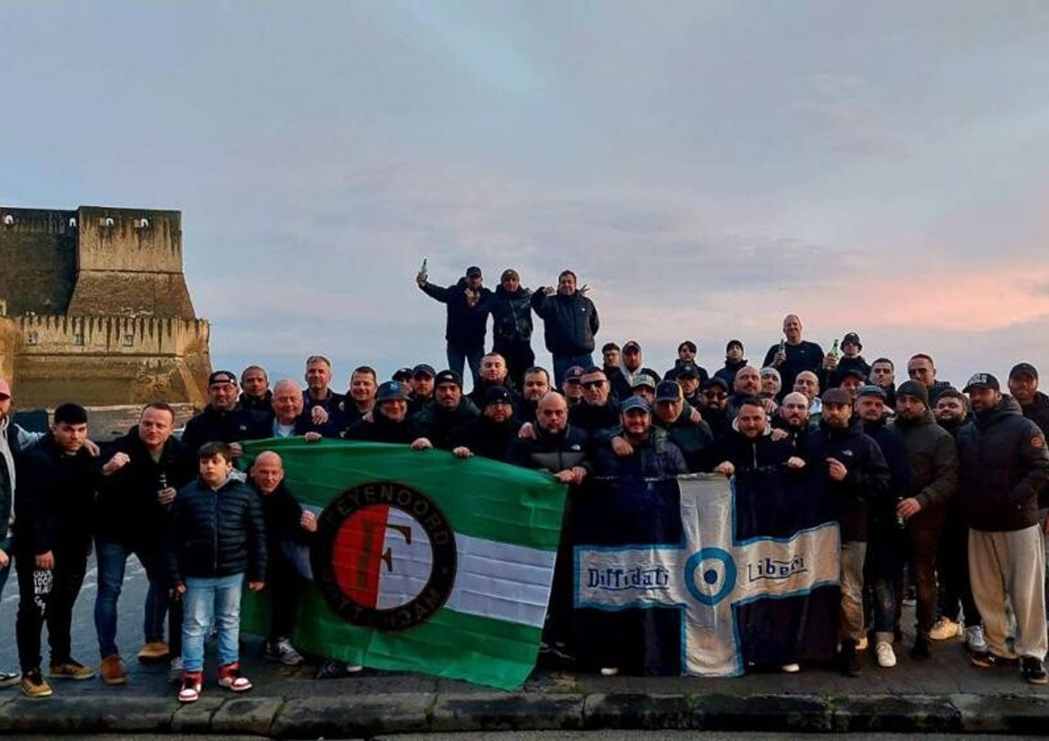 I tifosi del Feyenoord a Napoli