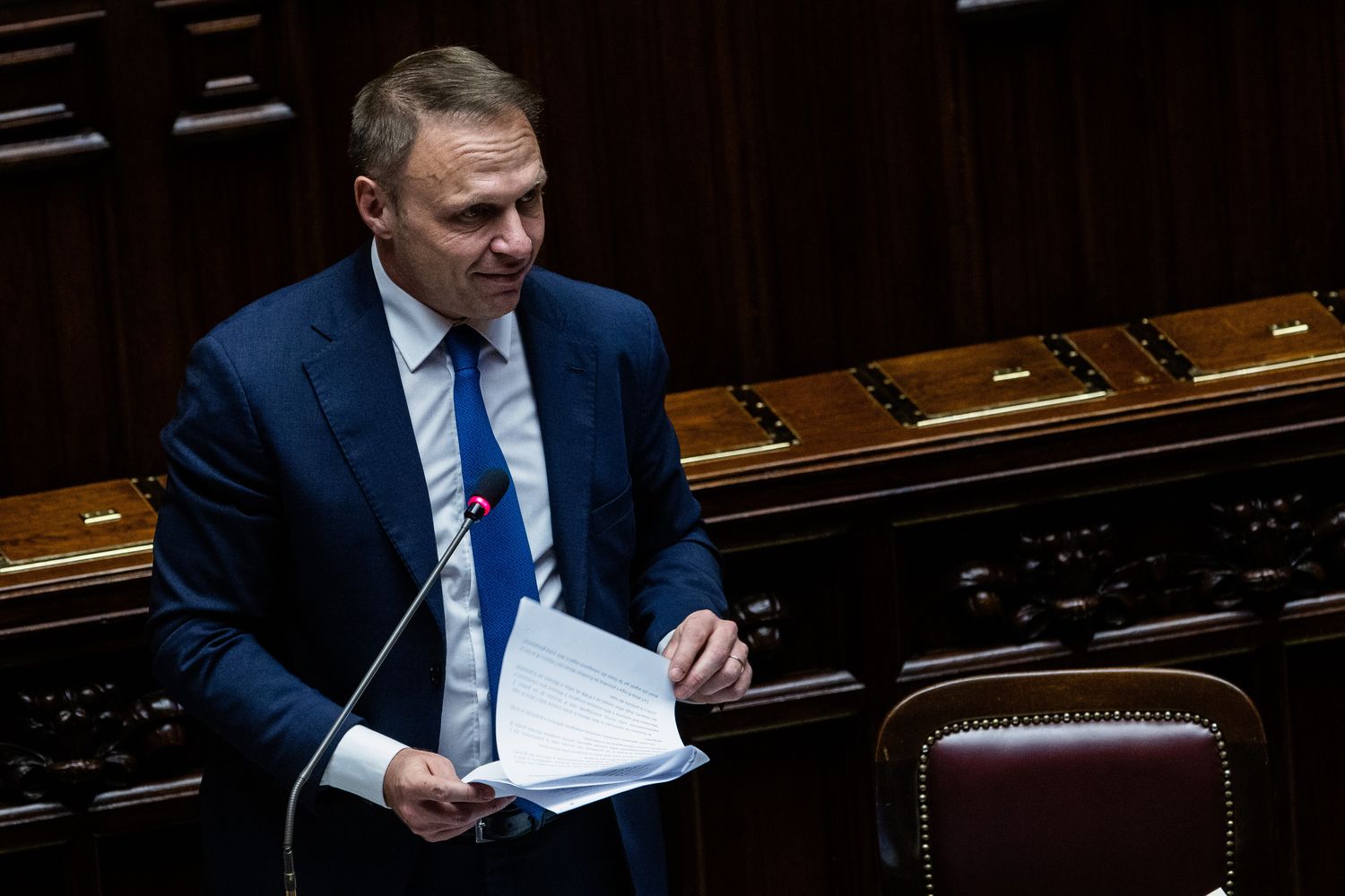 Il ministro Francesco Lollobrigida