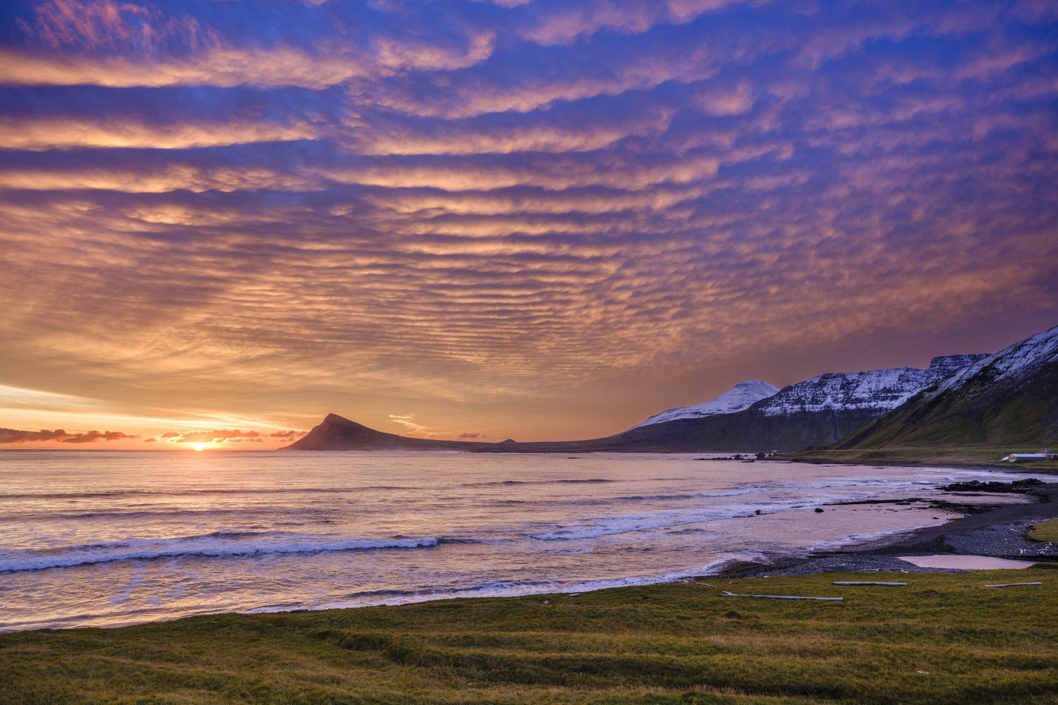 Tramonto in Islanda &nbsp;