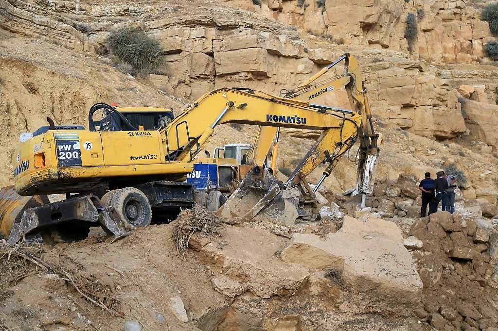 Alluvione nel sito archeologico di Petra a novembre 2018