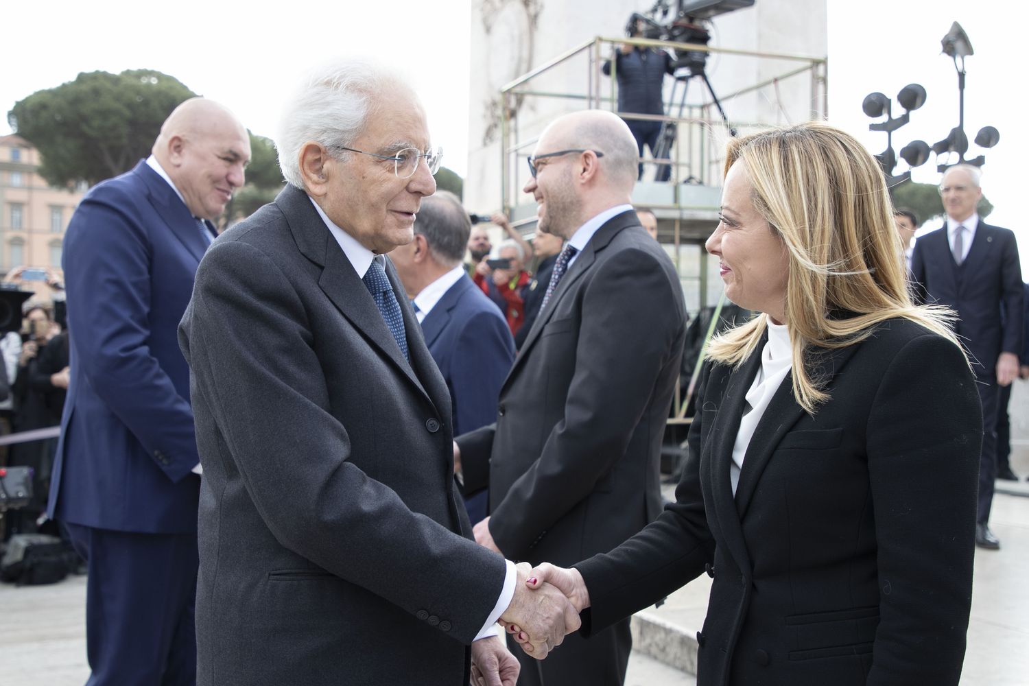 Sergio Mattarella e Giorgia Meloni