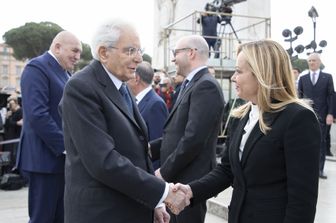 Sergio Mattarella e Giorgia Meloni