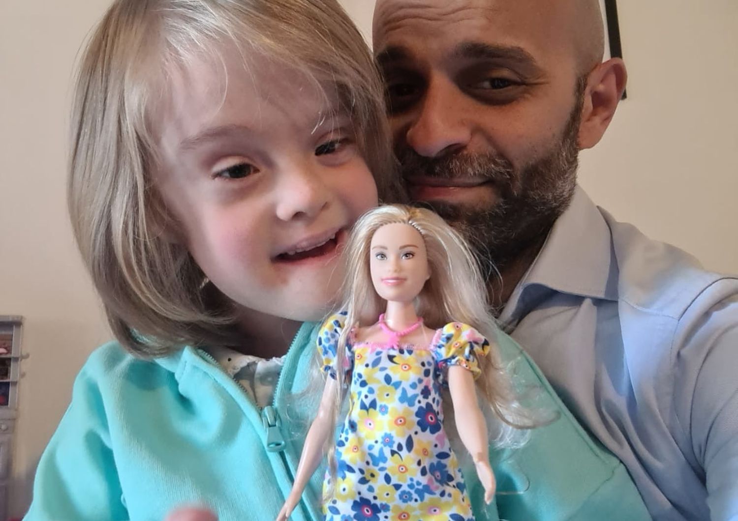 Alba e Luca Trapanese, ambassador in Italia per Barbie