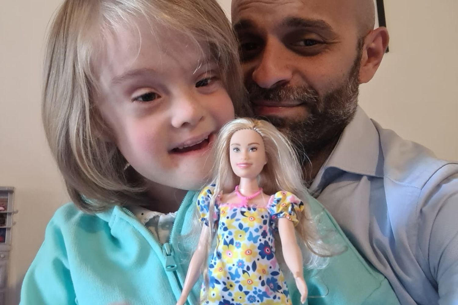Alba e Luca Trapanese, ambassador in Italia per Barbie