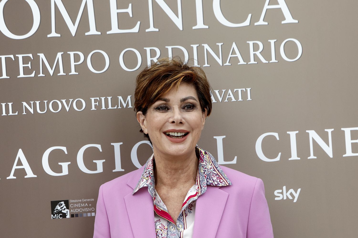 Edwige Fenech alla presentazione dell'ultimo film di Pupi Avati