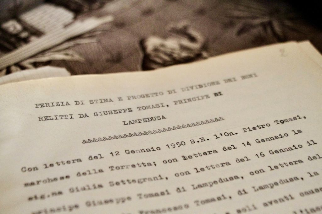 &nbsp;La divisione dei beni dei Tomasi di Lampedusa