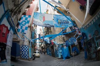 Napoli prepara festa tinta azzurro tricolore