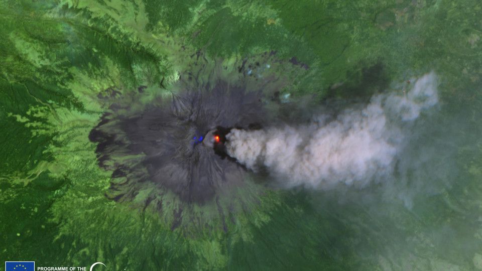 L'eruzione del Popocatepetl