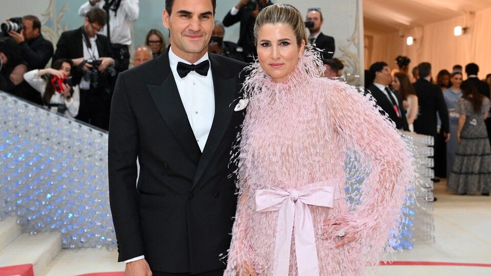 Roger Federer e sua moglie Mirka