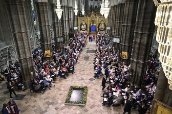 L'abbazia di Westminster pronta per la cerimonia