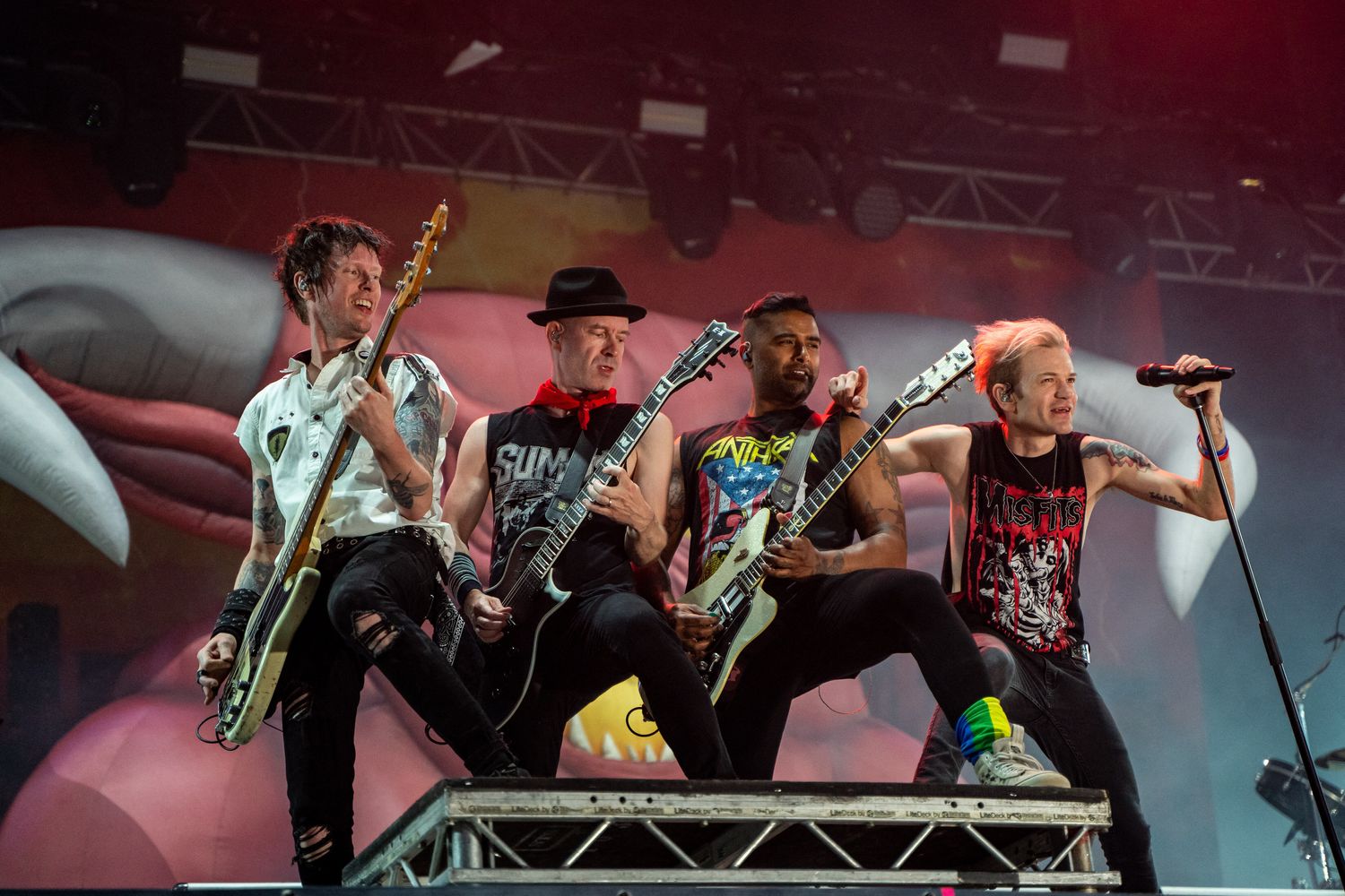 I Sum 41 in concerto ad Aix-Les-Bains