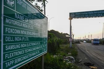 Uno stabilimento di Foxconn in India