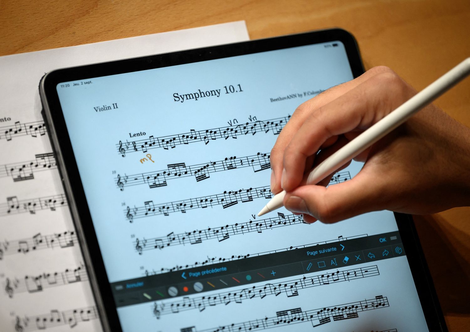 Musica prodotta con un tablet