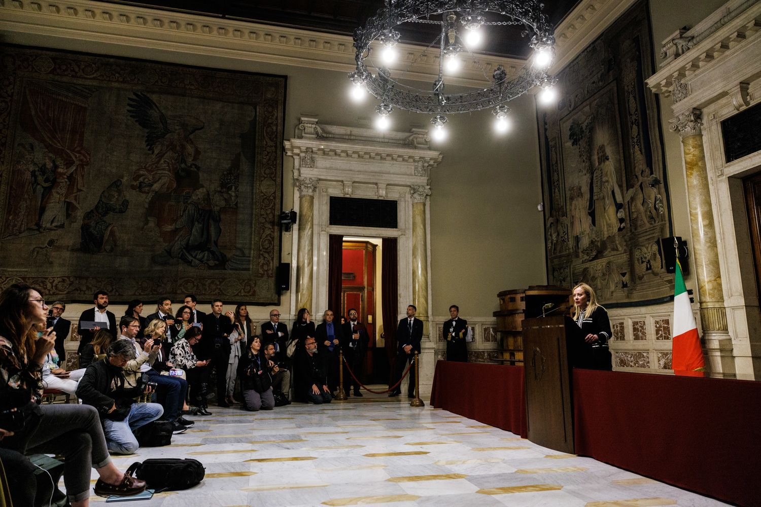 Dichiarazioni del Presidente del Consiglio Giorgia Meloni al termine degli incontri con gruppi parlamentari sul tema delle riforme istituzionali&nbsp;