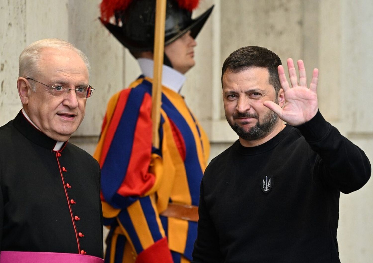 Volodymyr Zelensky in Vaticano