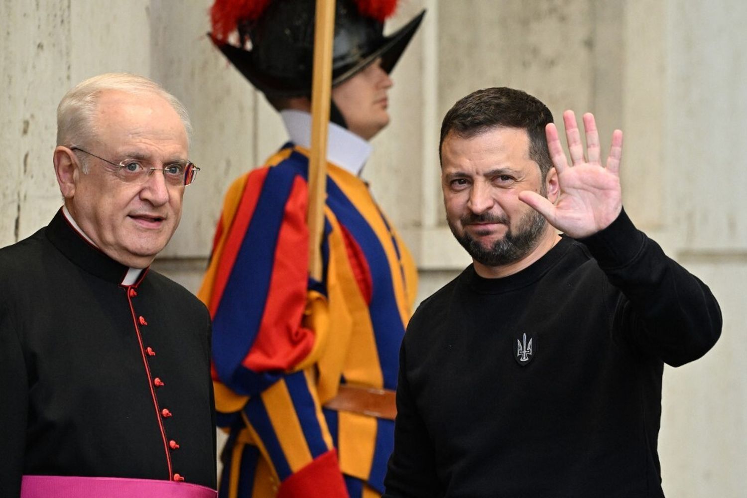 Volodymyr Zelensky in Vaticano