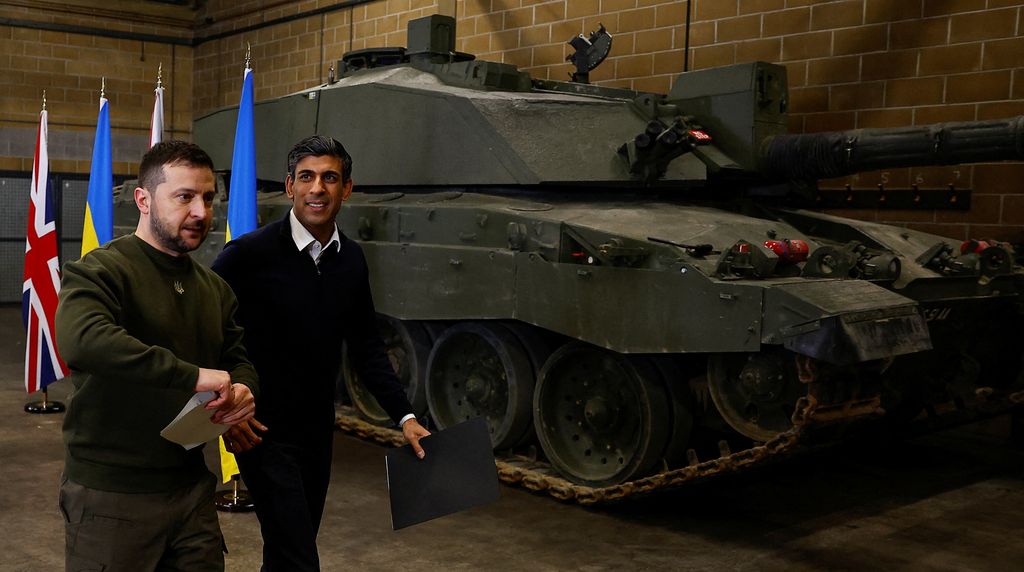 Zelensky e Sunak